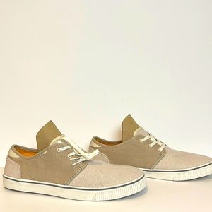 Toms sneakers, men’s Sz 8.5, tan